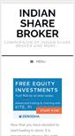 Mobile Screenshot of indiansharebroker.com